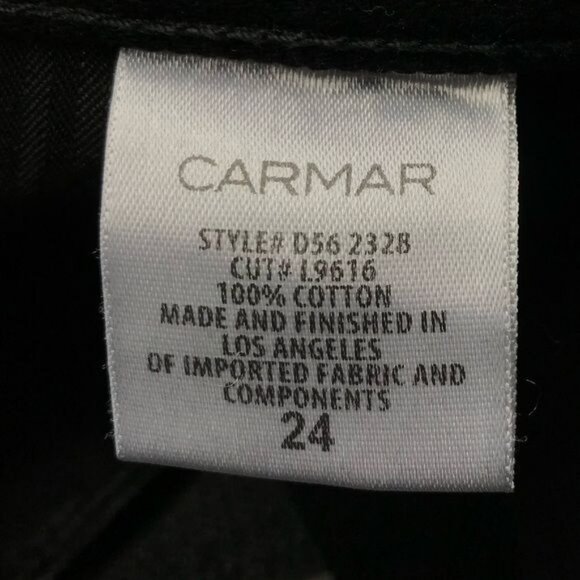 NWT CARMAR Alexander High-Rise Jeans 24 Ankle Skinny Denim Non-Stretch Fitted - Picture 11 of 12